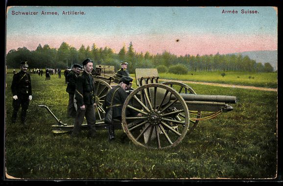 Fotos, Briefe & Postkarten: AK Schweizer Armee, Artillerie – Gebraucht aus Berlin von bartko-reher