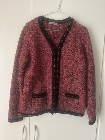 Edles Damenjäckli rot/schwarz Frühlings