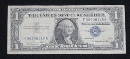 1957 silver certificate US Dollar serie A - F98906118A