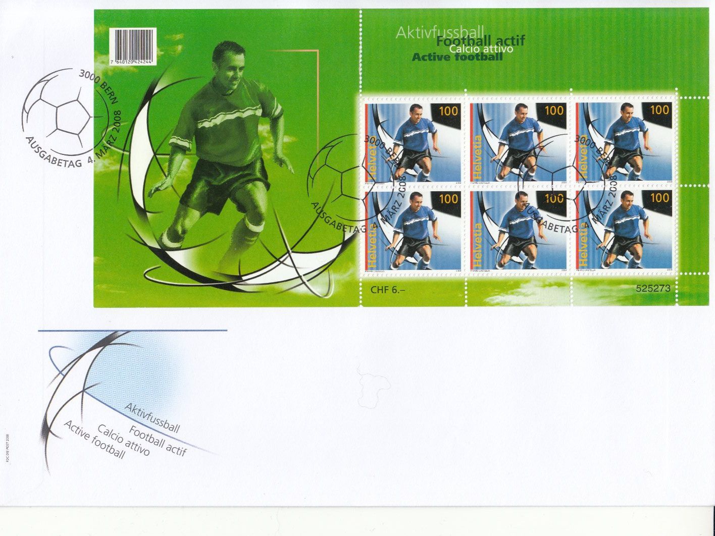 Tutti i francobolli: SBK 1265 Kleinbogen FDC – Usato da Bürglen TG venduto da StampGraf