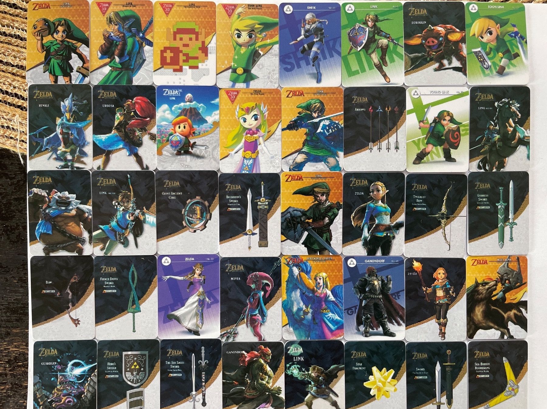 Spiele: Zelda Amiibo NFC mini cards 40 Stück – Neu (gemäss Beschreibung) aus Leissigen von