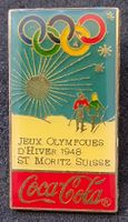 V386 Pin Coca Cola Olympic Games Olympiade - St. Moritz 1948