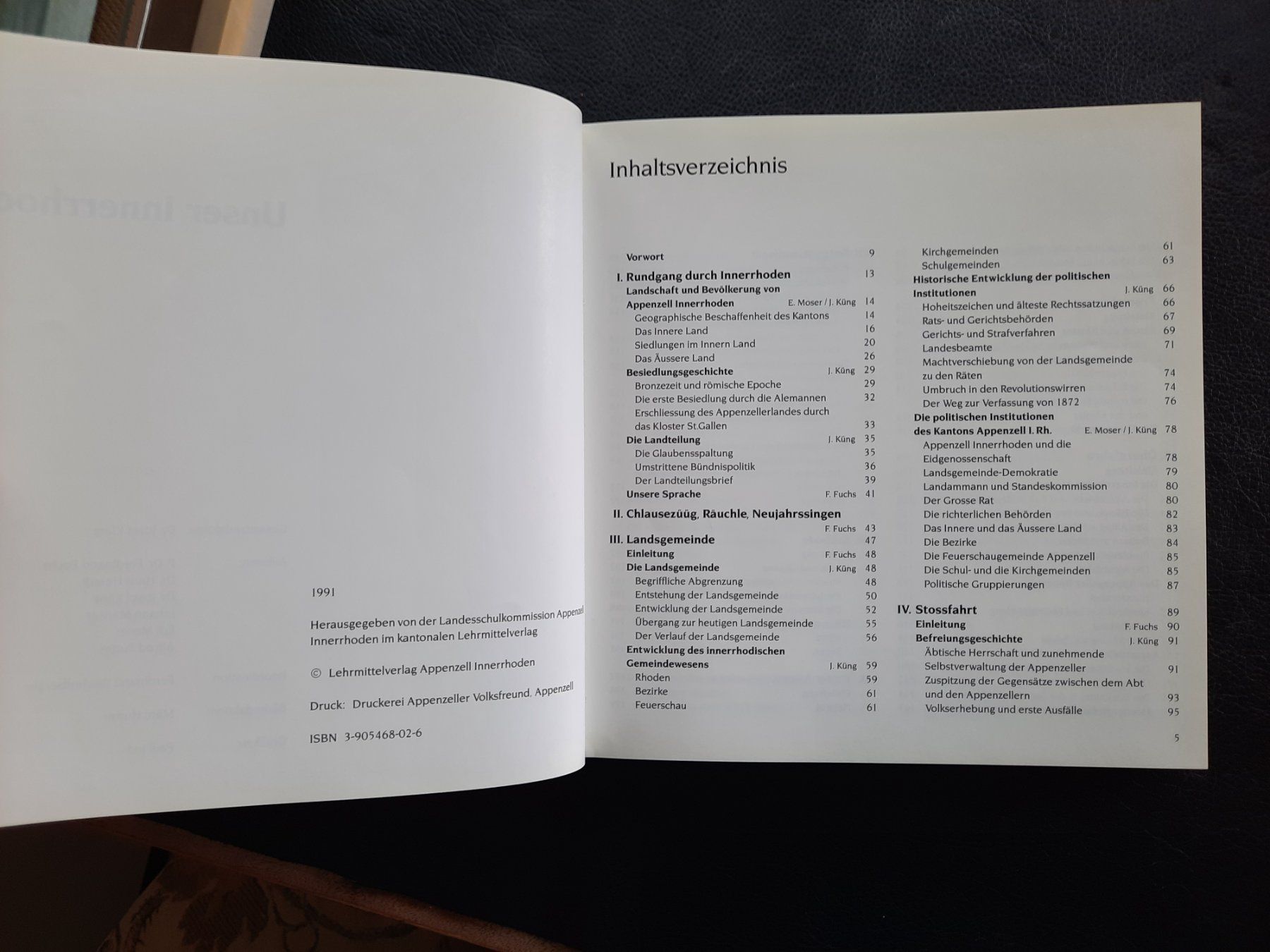 Bücher: unser Innerrhoden; Bildband, Geschichte – Gebraucht aus Niederteufen von Buecherwurm_70 4