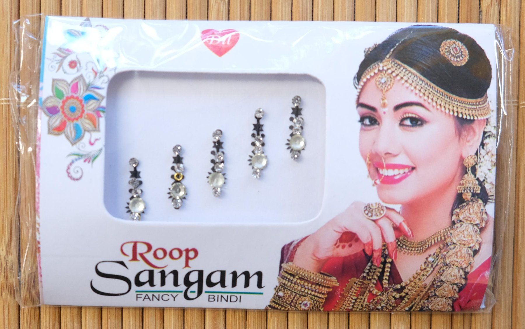 Make-up: Set 4x Bindi Stickers selbstklebender Gesichts Schmuck – Nuovo (secondo la descrizione) da Zürich venduto da Masala-Oase 2