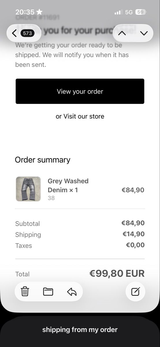 Jeans: STRWRLD Flared Jeans in Washed Grey – Nuovo e nell'imballaggio originale da Wimmis venduto da lemoon 5