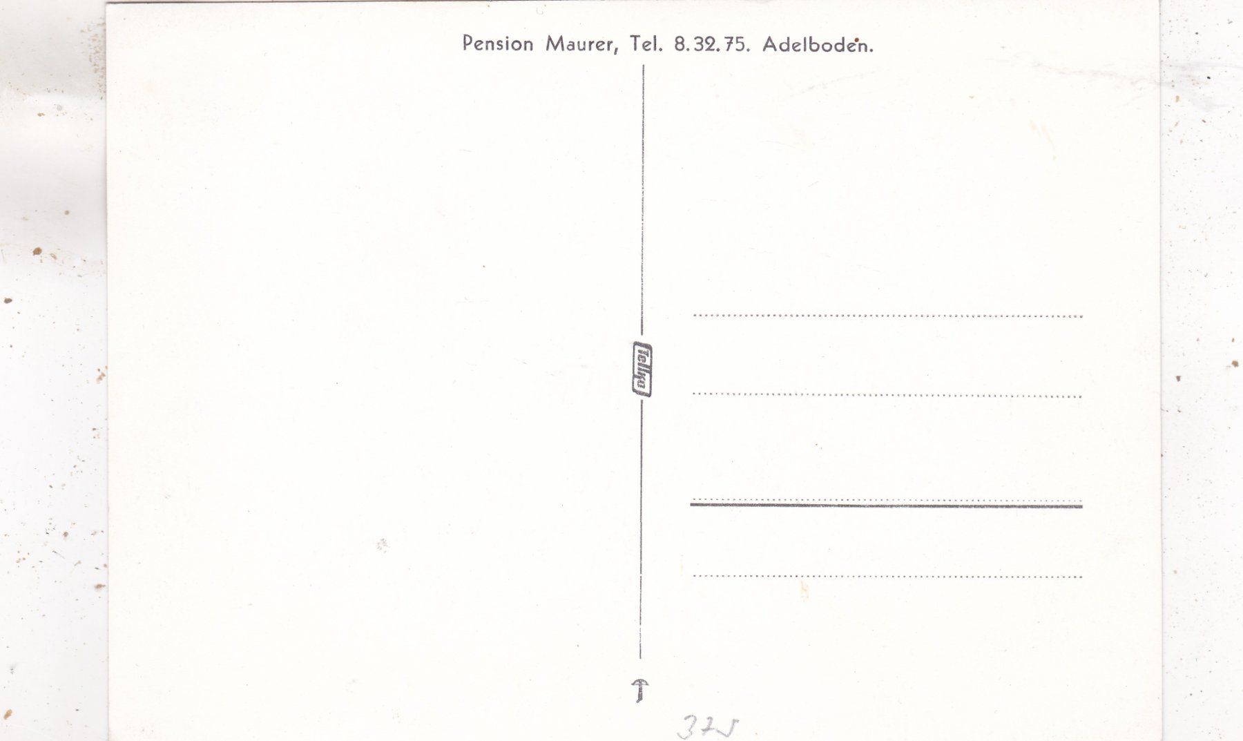Cartoline postali: Adelboden Pension Maurer – Usato da Herisau venduto da Lisegrat2008 1