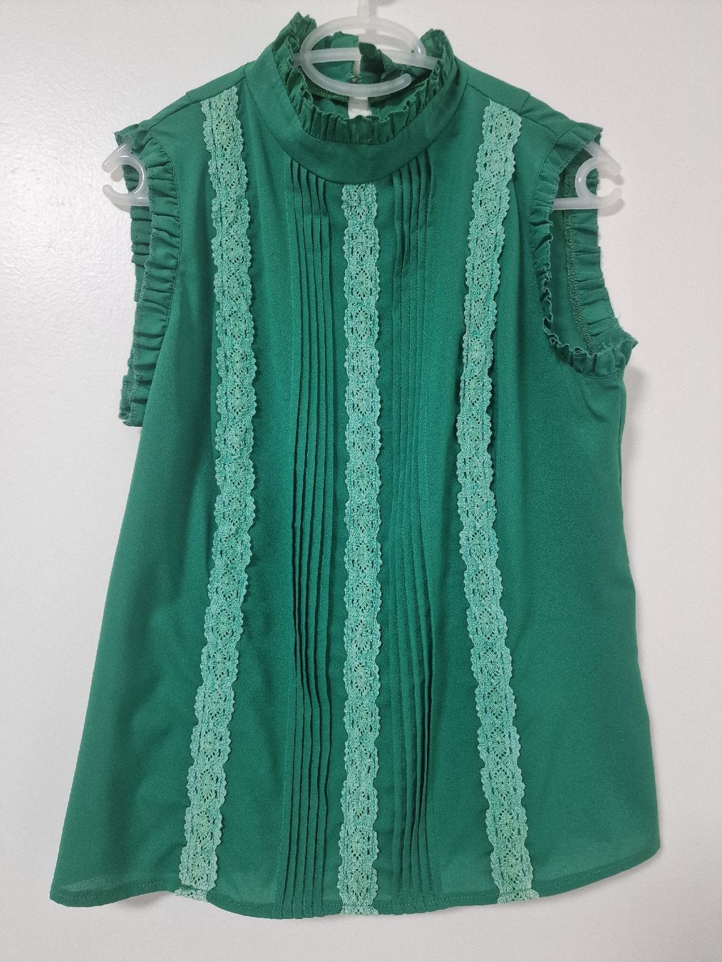 Top: Top mit Spitze – Usato da Amriswil venduto da gu80kaya