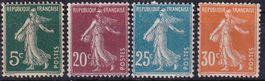 YT 137, YT 139, YT 140 ,YT 141 Neuf ** Côte 100€