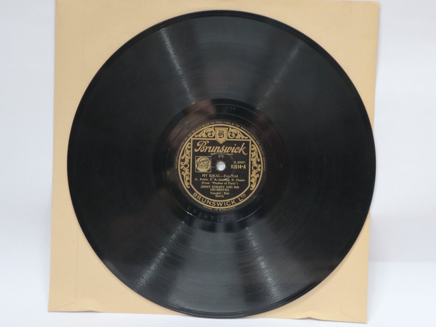 Vinyles: Schellack Jimmy Dorsey My Ideal / Holiday for Strings – D'occasion à Eschenbach SG par Astalavista 1