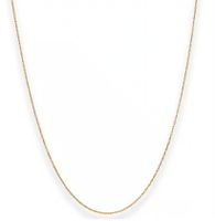 0.6mm Doppelankerkette aus 333 Gelbgold 42cm