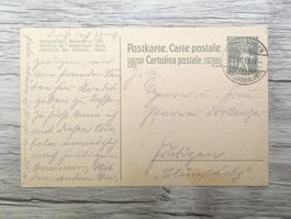 TR52 Carte Postale + Timbre Suisse 1919