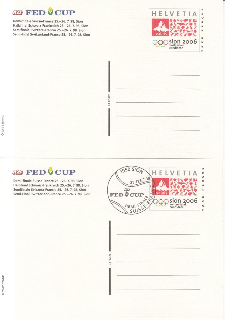 Tutti i francobolli: SGK PK 235 postfrisch und mit ET – Usato da Bürglen TG venduto da StampGraf 1
