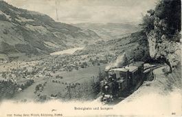 Lungern   BE  mit Brünig-Dampfeisenbahn    ca.  1 9 0 0