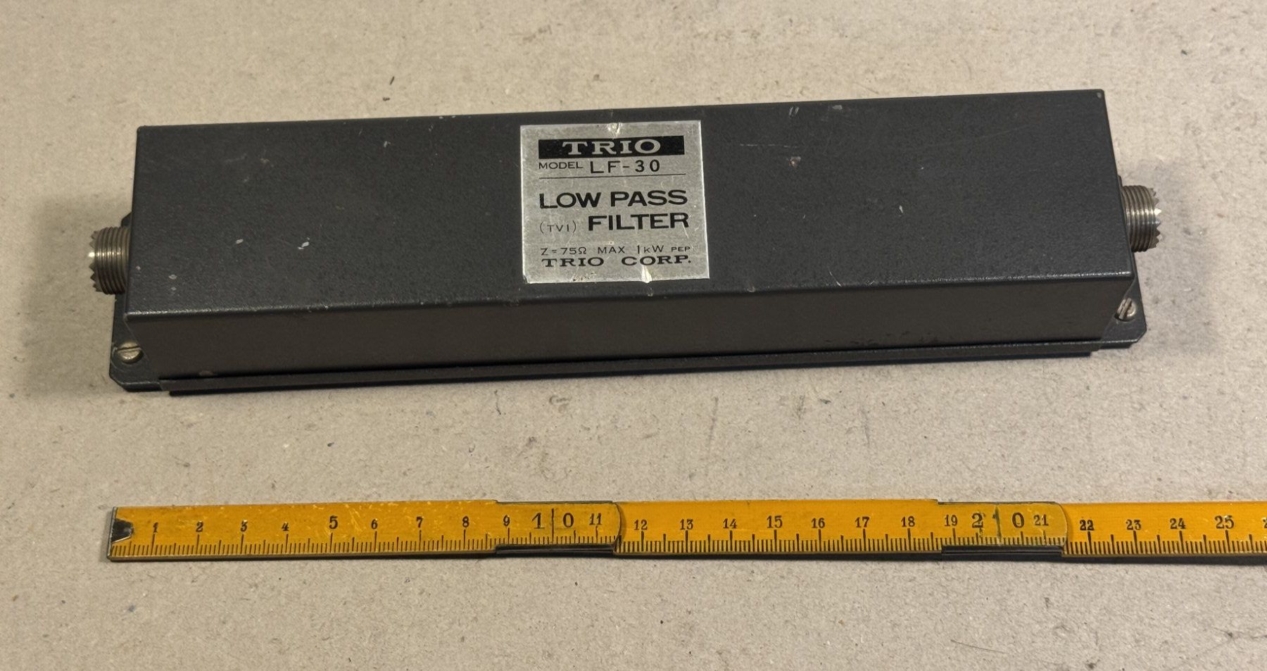 Radiocomunicazione: TRIO Low Pass Filter – Usato da Ins venduto da funkflieger