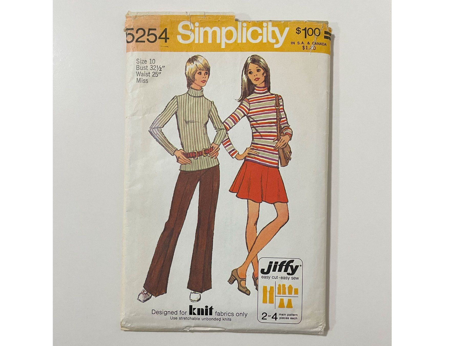 Schnittmuster: Schnittmuster S SIMPLICITY 5254 Rolli Hosen Jersey – Gebraucht aus Brüttisellen von Buxus