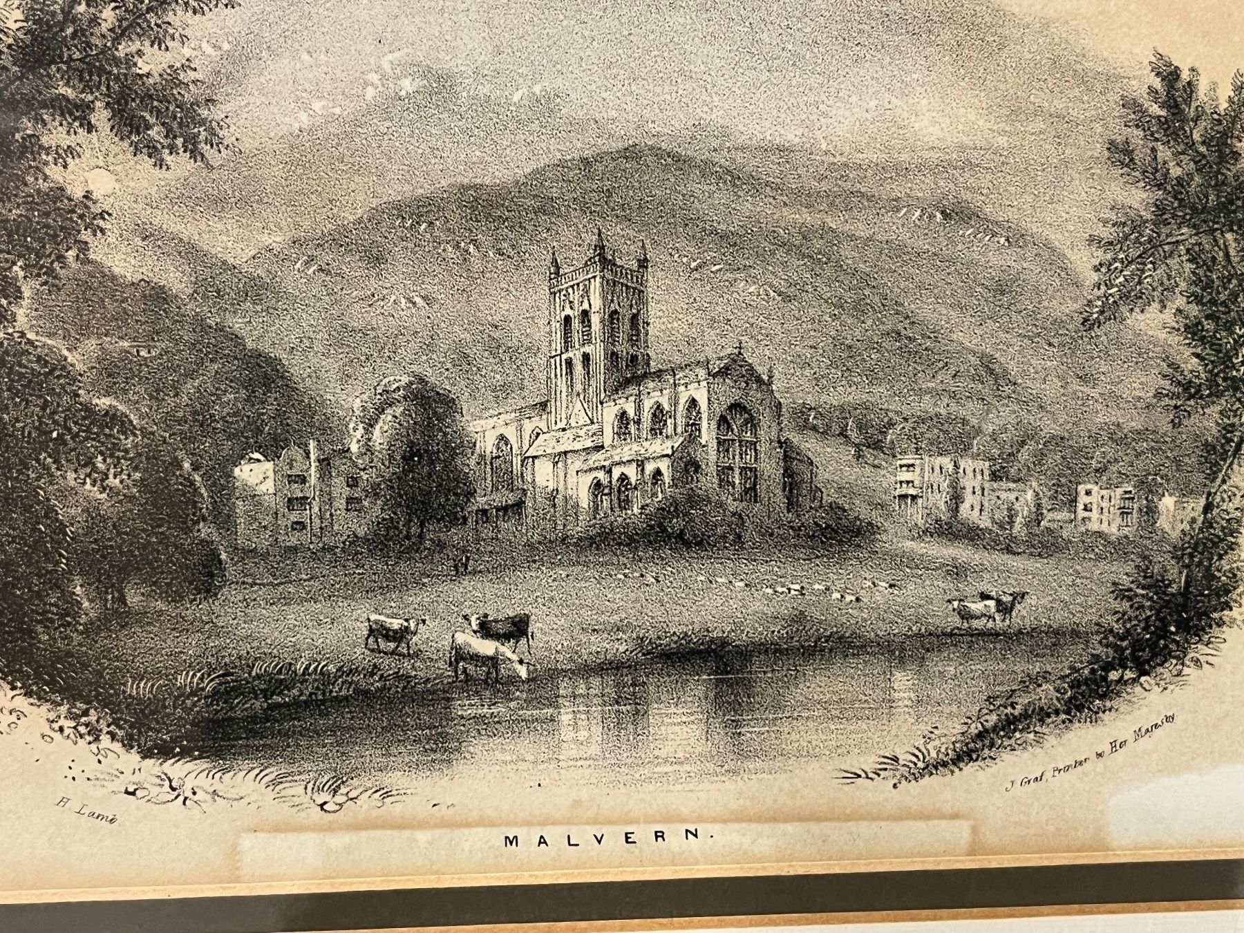 Gemälde: Great Malvern in Worcestershire, England – Gebraucht aus Basel von PAUL_ART 2