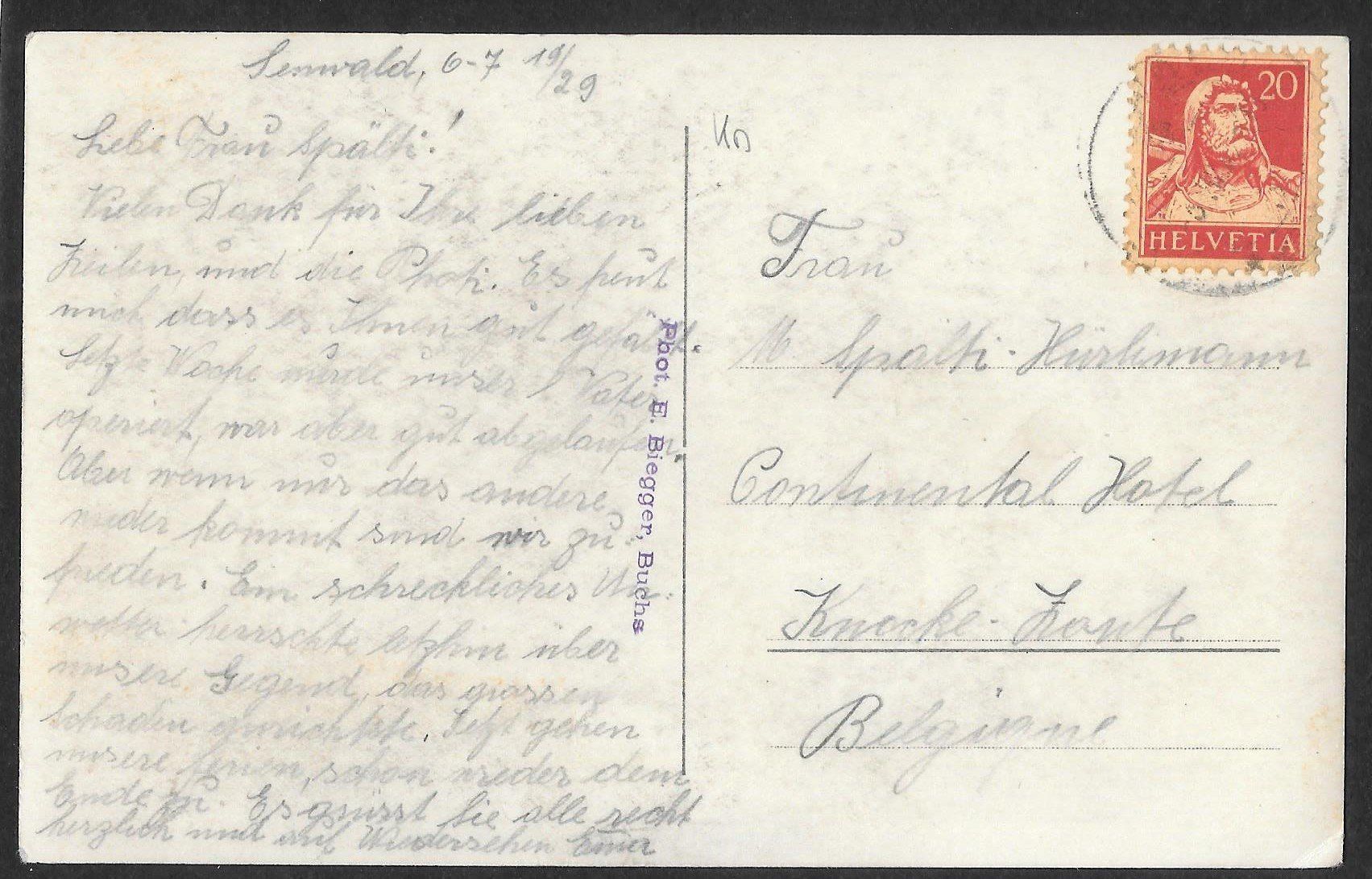 Cartoline postali: Sennwald Strassenpartie – Usato da Olten venduto da clotaldi 1