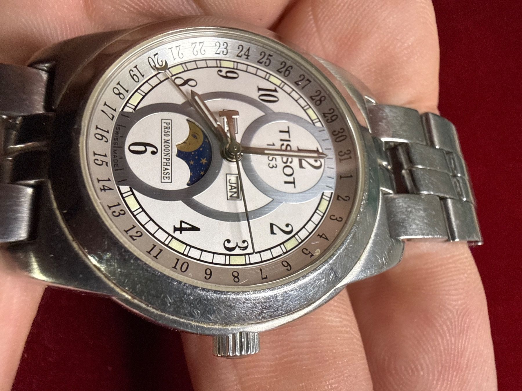 Tissot Uhren: Tissot Pro 50 Moondphase 36 mm – Gebraucht aus Pfeffingen von Allhandelklgwatches 1