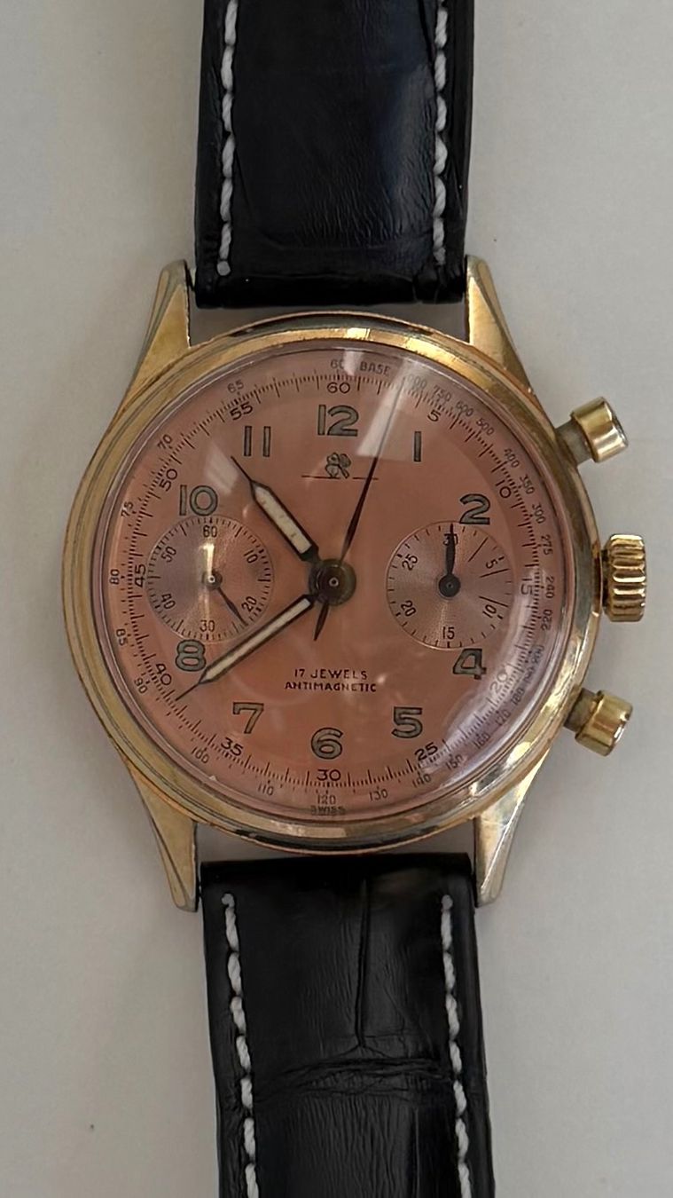 Swiss Orologi: Schweizer Chronograph Uhr 38 mm – Usato da Zürich venduto da Fidel59