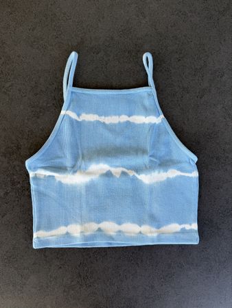 Top tie-dye blau