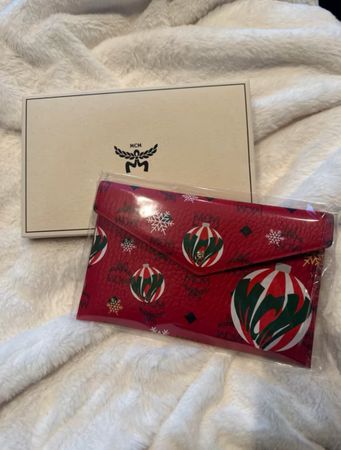 MCM Clutch Special Edition Weihnachten Rot Neu mit Box!