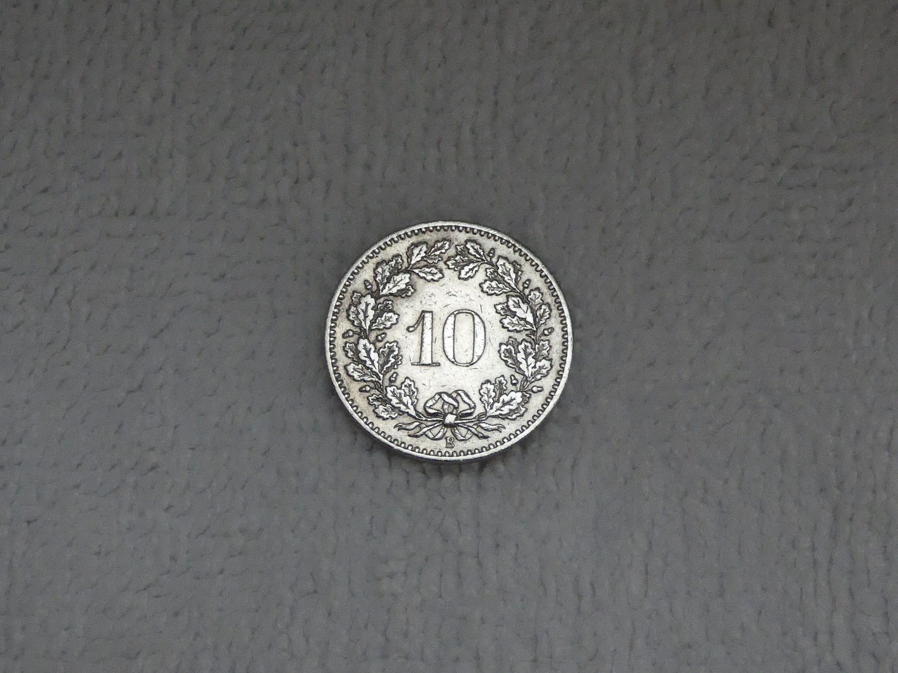 Tutti le monete: 10 centimes/rappen 1884 – Usato da Nyon venduto da Ilmi09 1