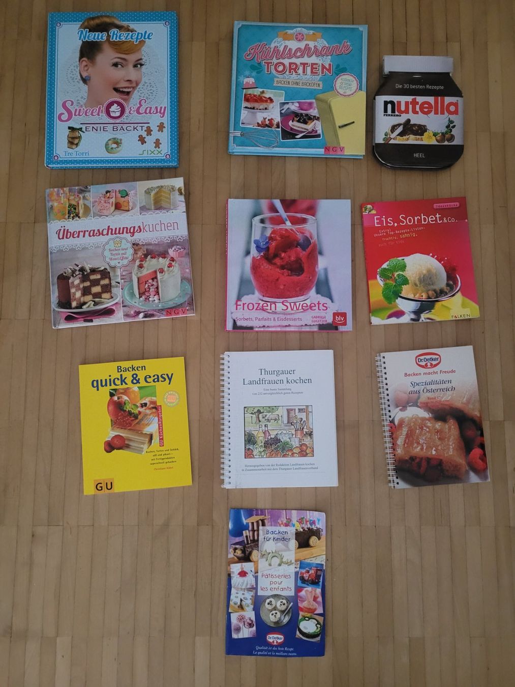 Libri: 10 Backbücher, Überrsschungstorten, Nutella, Frozen, Eis etc – Usato da Bern venduto da grisu_79