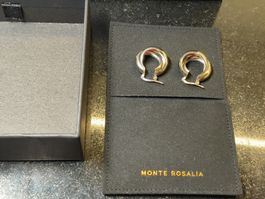 Boucles d'oreilles argent 925 MONTE ROSALIA