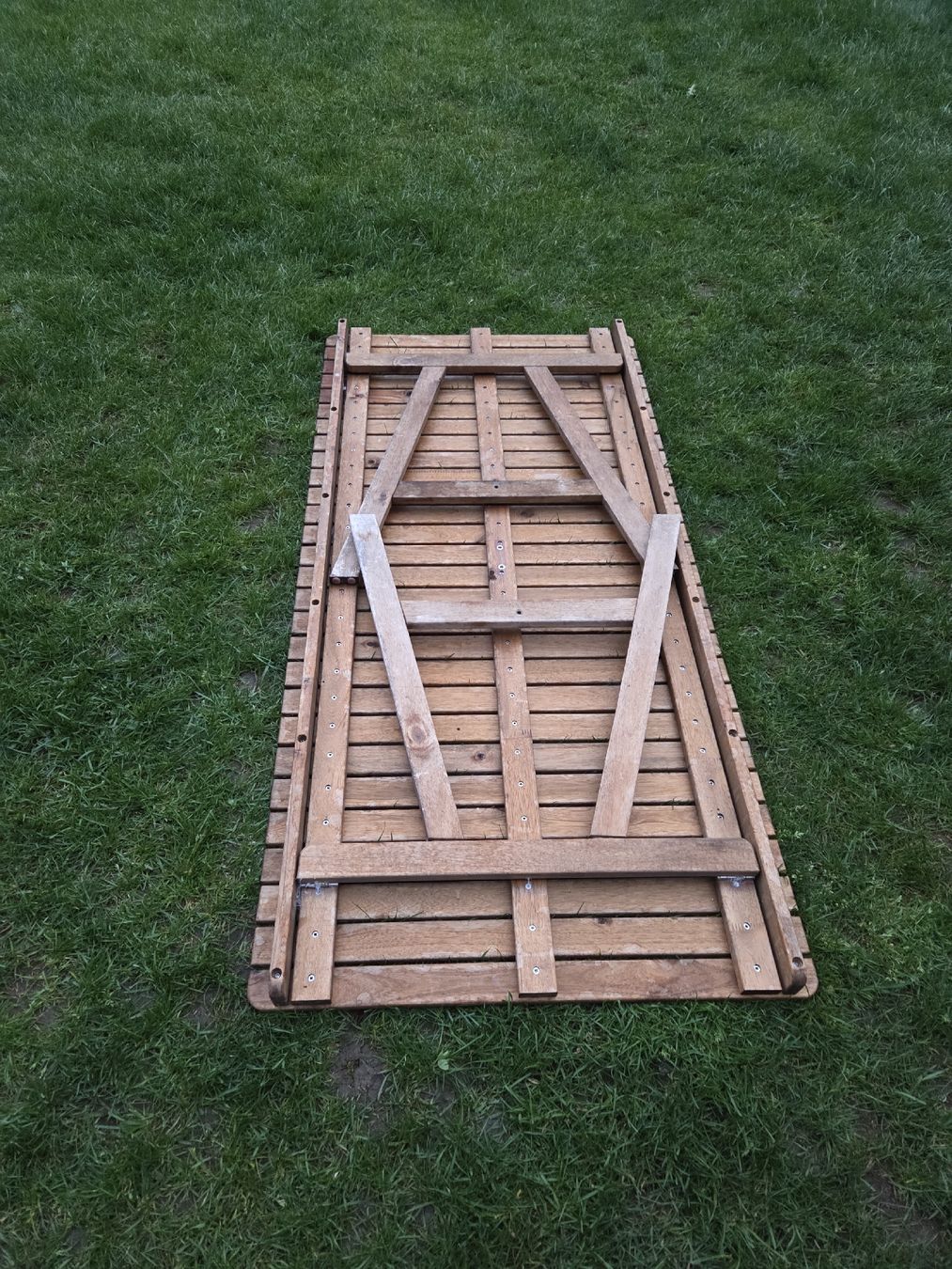 Tavoli: Garten- oder Balkontisch Holz klappbar 154x73 cm braun  – Usato da Ebikon venduto da fdo_0815 2