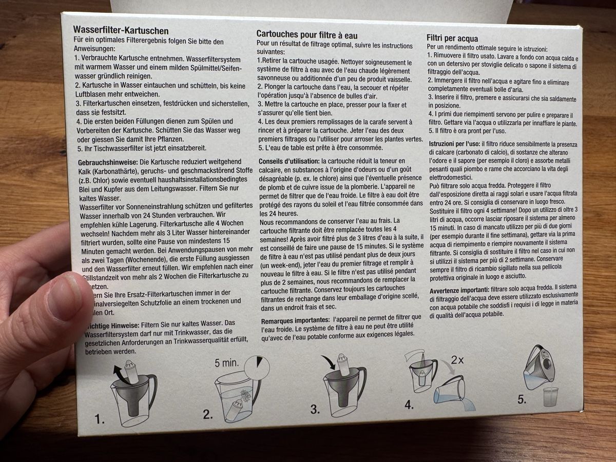 Migros Sanitari: 2x Migros Brita Wasserfilter-Kartuschen – Usato da Niederbüren venduto da Oetschli 3
