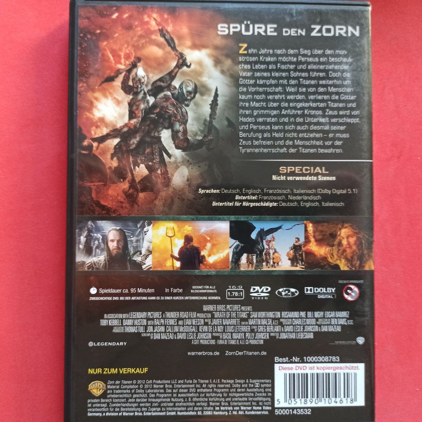 Tutti i DVDs: Zorn der Titanen – Usato da Dübendorf venduto da kb86_MOVIE 1