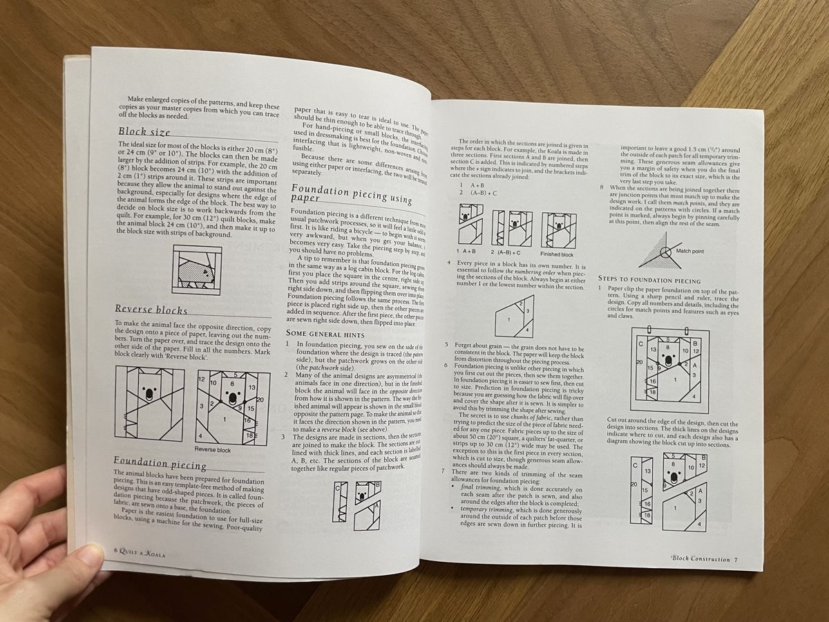 Bücher: Patchwork Buch Quilt a Koala Margaret Rolfe – Gebraucht aus Fribourg von Mymikrakra01 2