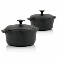 BBQ-Toro Gusseisen Topf Bräter 3 + 4 Lt