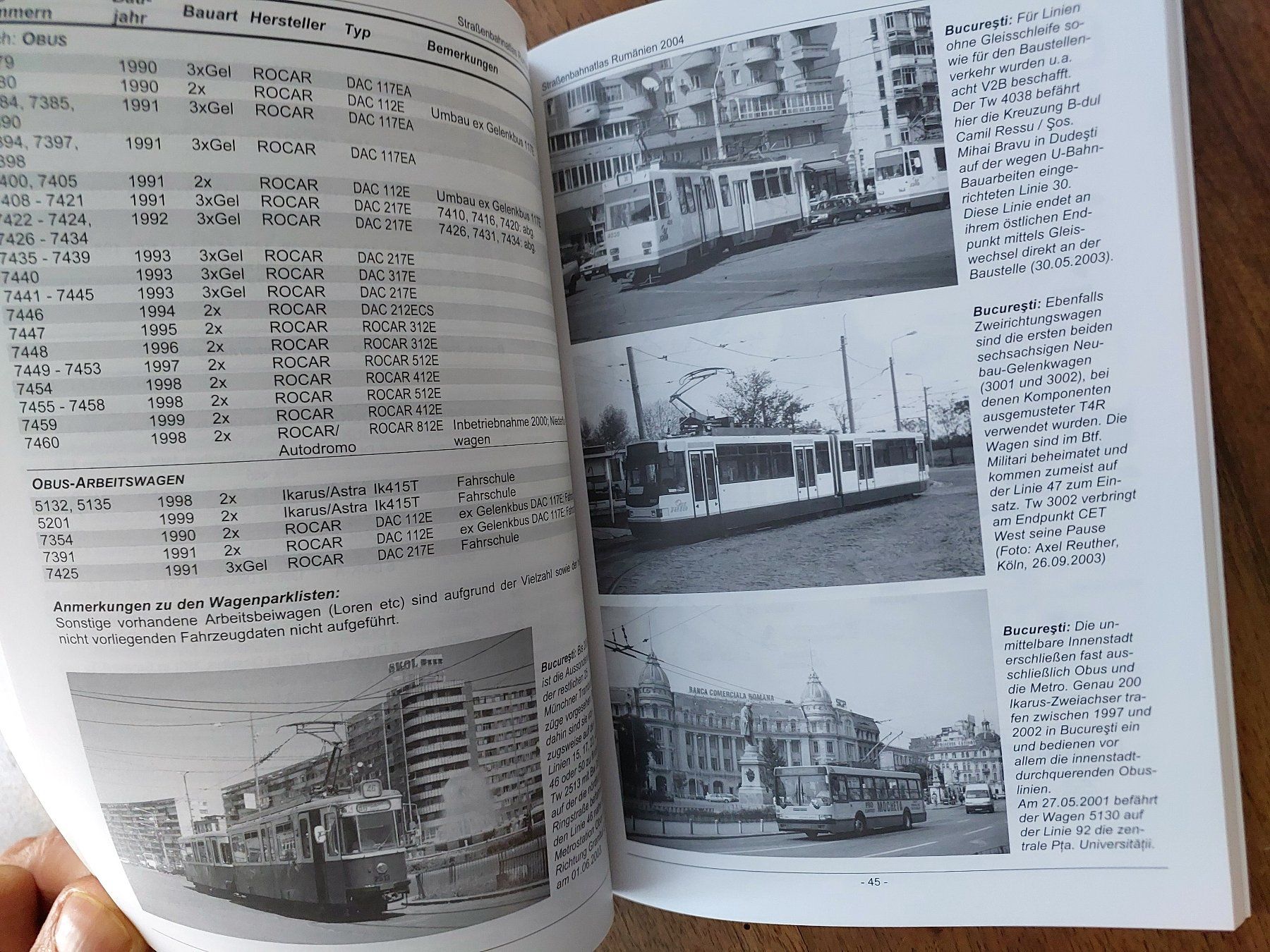 Riviste & Magazine: Strassenbahnatlas Rumänien 2004 – Usato da Schönenwerd venduto da Steidi 7