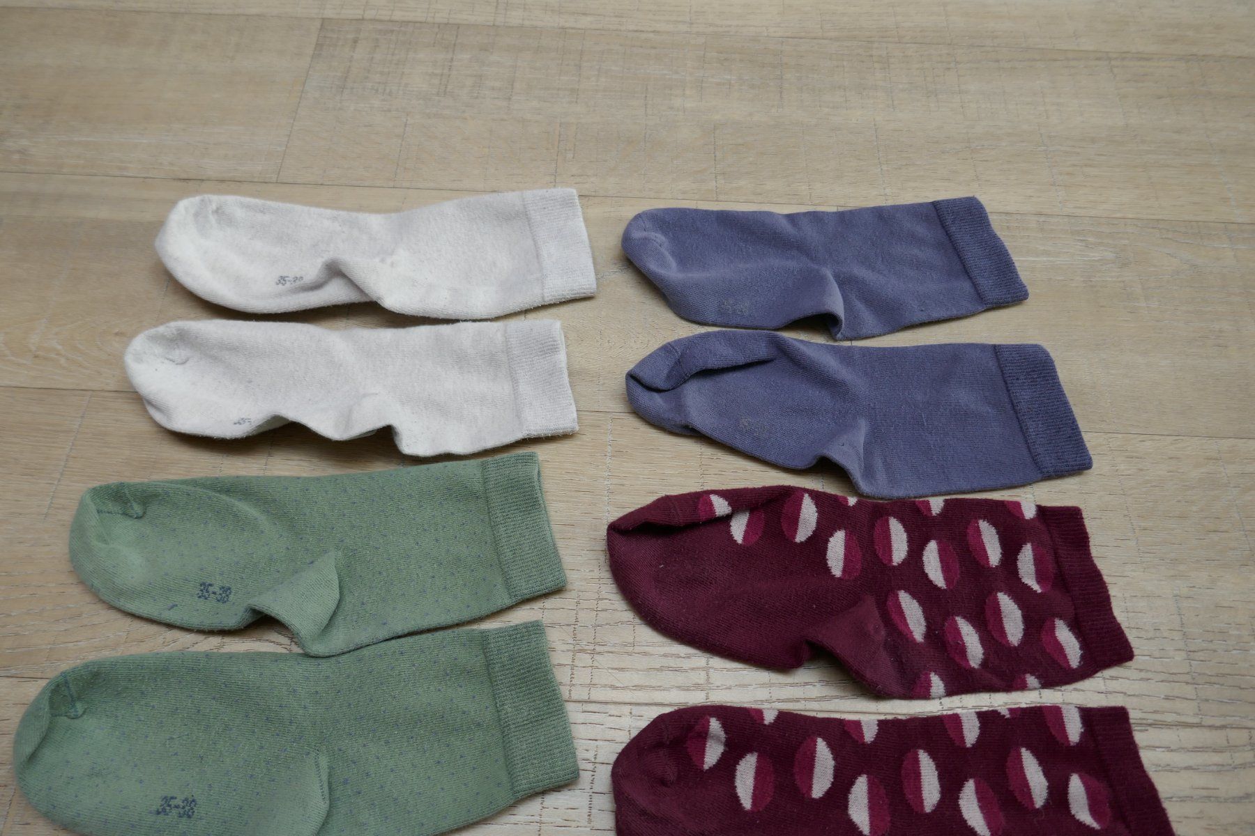 Calze: 6 Paar Socken Gr. 35 - 38, Baumwolle – Usato da Port venduto da uzuku 3