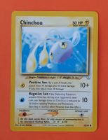 Pokémonkarte Chinchou 42/64 EN, 1995-2000 sehr guter Zustand