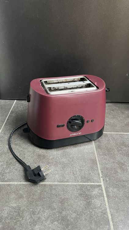 Grille-pain 2 Fentes 1200w Rouge - 20259