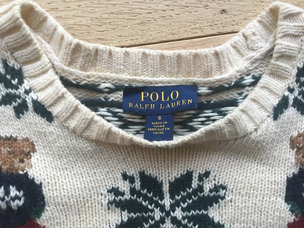 Maglioni & Felpe: Pull de Noël polo pour enfant de 6 ans – Usato da Crans VD venduto da SunDance20 1