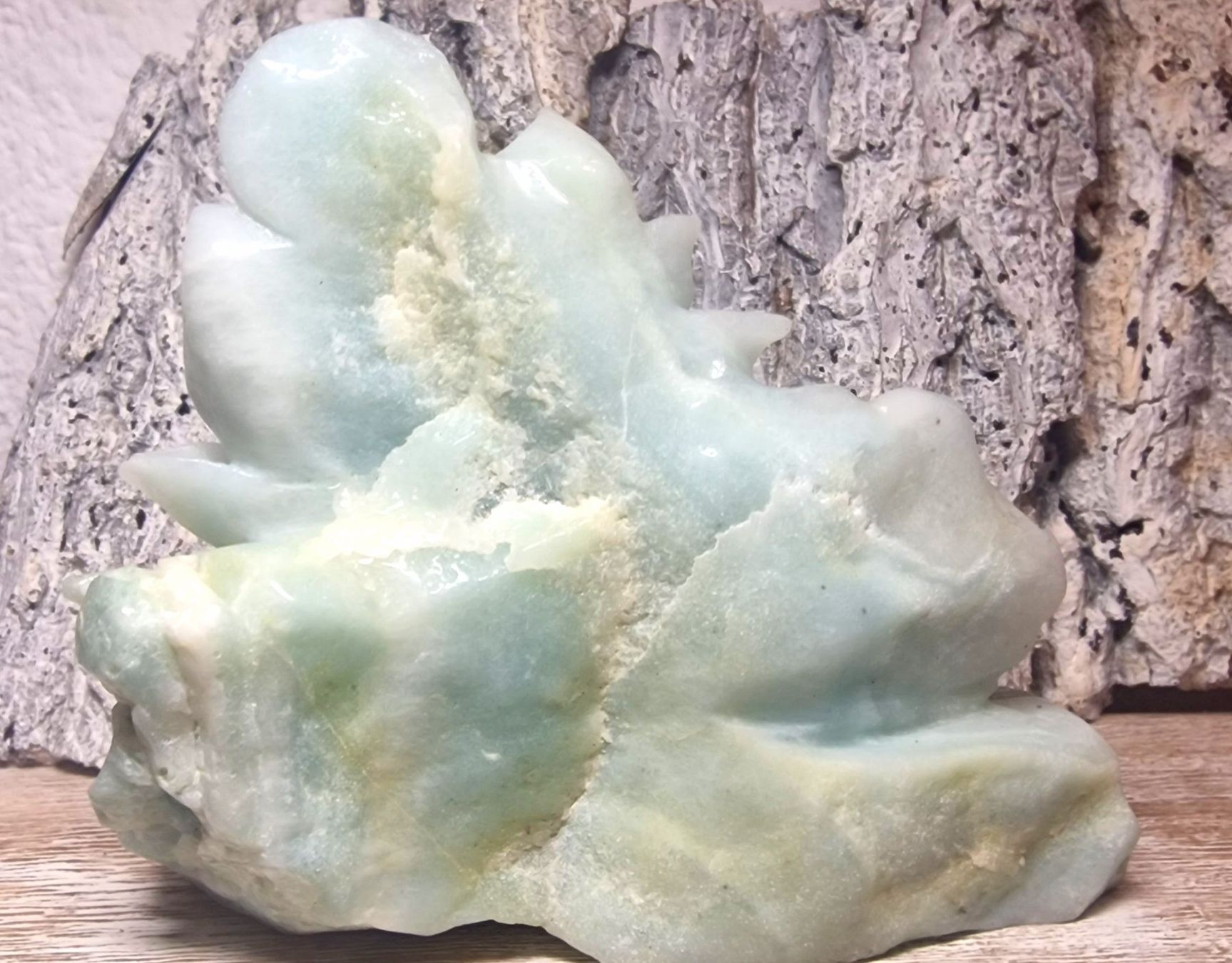 Mineralien & Heilsteine: Aktion!Wunderschöne blaue Amazonit Koi Skulptur 920g – Neu (gemäss Beschreibung) aus Matzingen von Shay_Crystalz 4