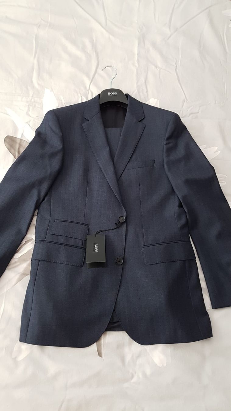 Hugo Boss Completi: Herrenanzug Hugo Boss Gr.46 neu. – Nuovo e nell'imballaggio originale da Zürich venduto da ata_c8nh 1