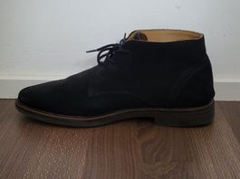 Boots/Bottines Homme en daim bleu marine, taille 44 !