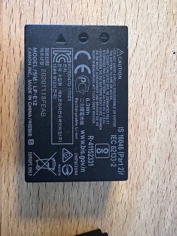 Akkus & Batterien: Canon Batterie und DC Coupler – Gebraucht aus Zürich von BabaC 3