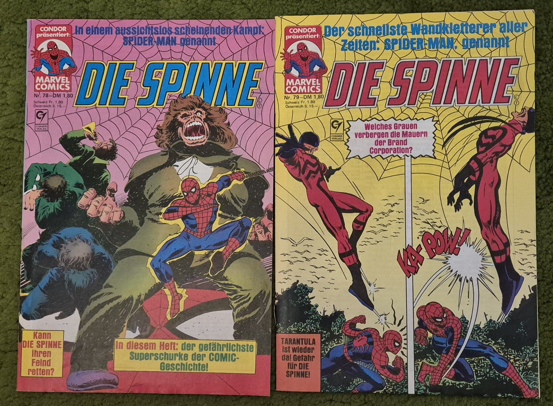 Comics: Die Spinne / Marvel Comics / Condor Verlag / 14 Hefte – Gebraucht aus Chur von Schaf_60 4