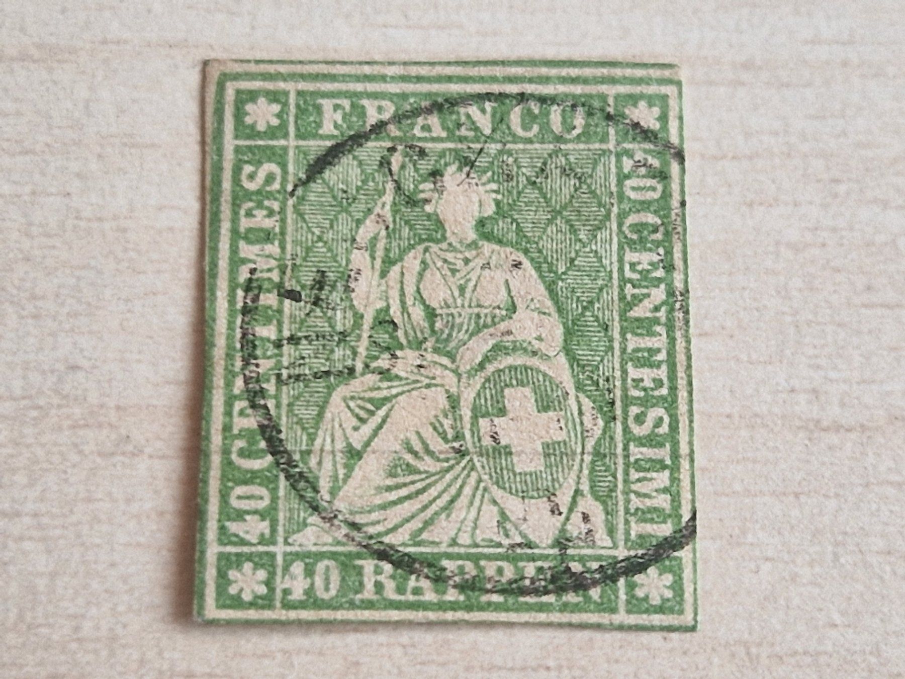 Tutti i francobolli: Strubel 26G, signiert, ab 1.- – Usato da Burgdorf venduto da Glossy01 1