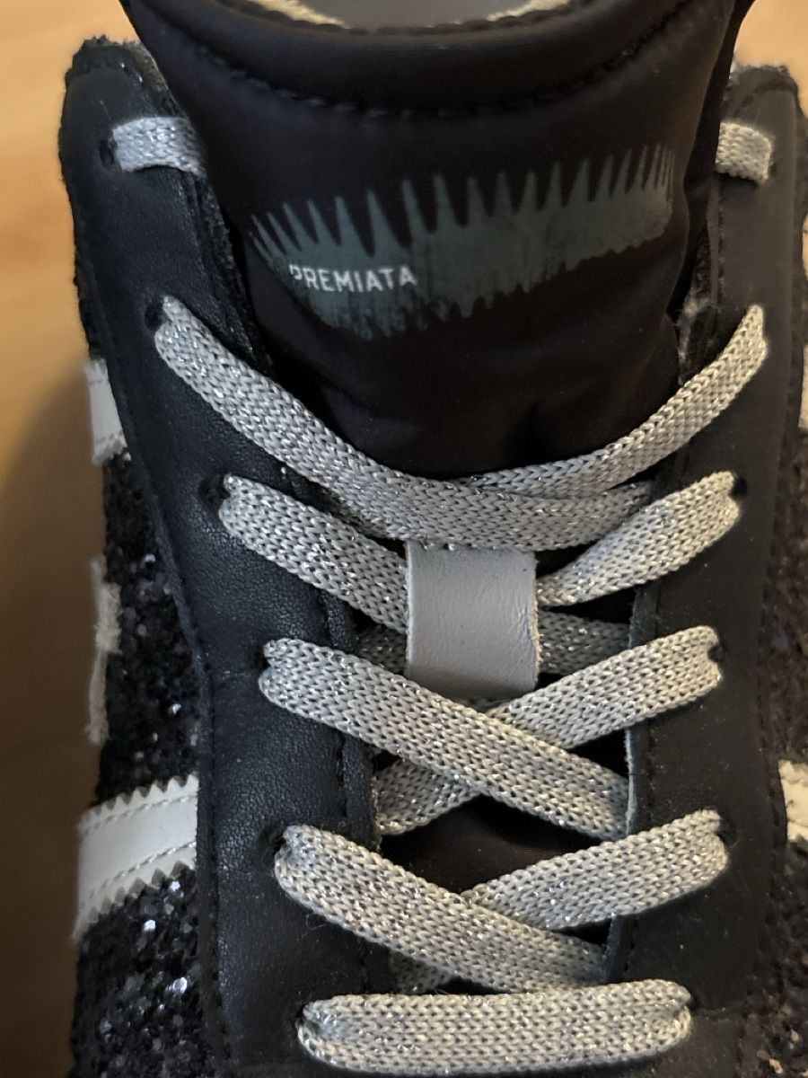Scarpe da donna: PREMIATA Sneaker Gr. 40 Schwarz Glitzer Schlangenoptik  – Usato da langenthal venduto da rundholz7 1