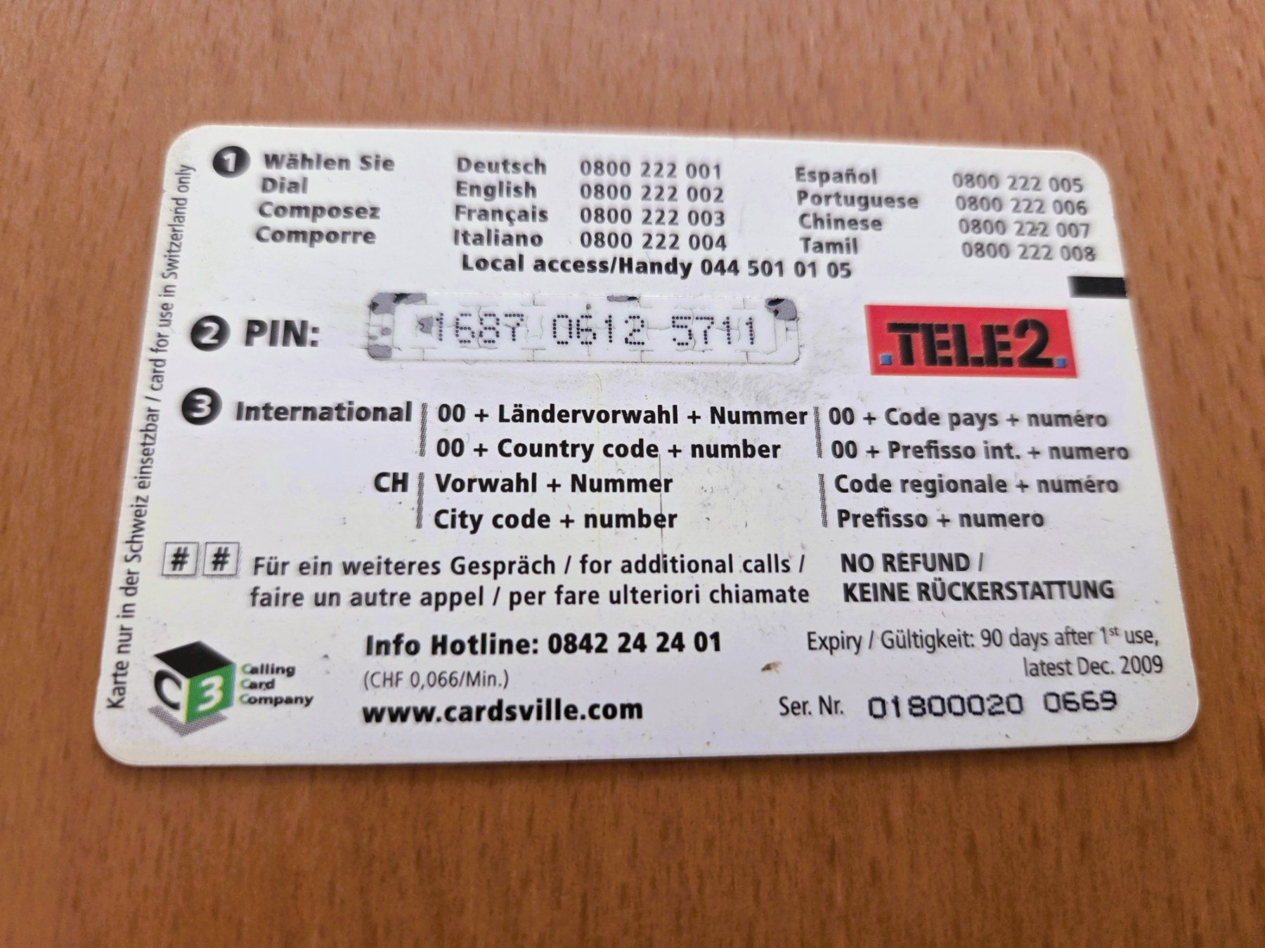 Schede telefoniche: PREPAID - SCHWEIZ – Usato da Brüttisellen venduto da Nighttrain 1