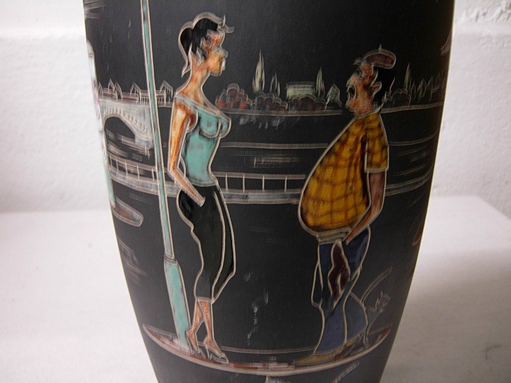 Vase & Récipients: Designer Prunkvase um 1955-H.Welling – D'occasion à Luzern par Lucernauno 4