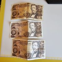 ÖSTERREICHISCHE SCHILLING 3 STK. 20 SCHILLING