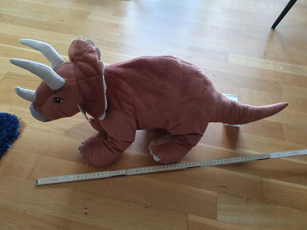 Aurora World Triceratops Plüschtier, 33 Cm, Lila – Kuschelig, Weich Und Für Kinder Geeignet