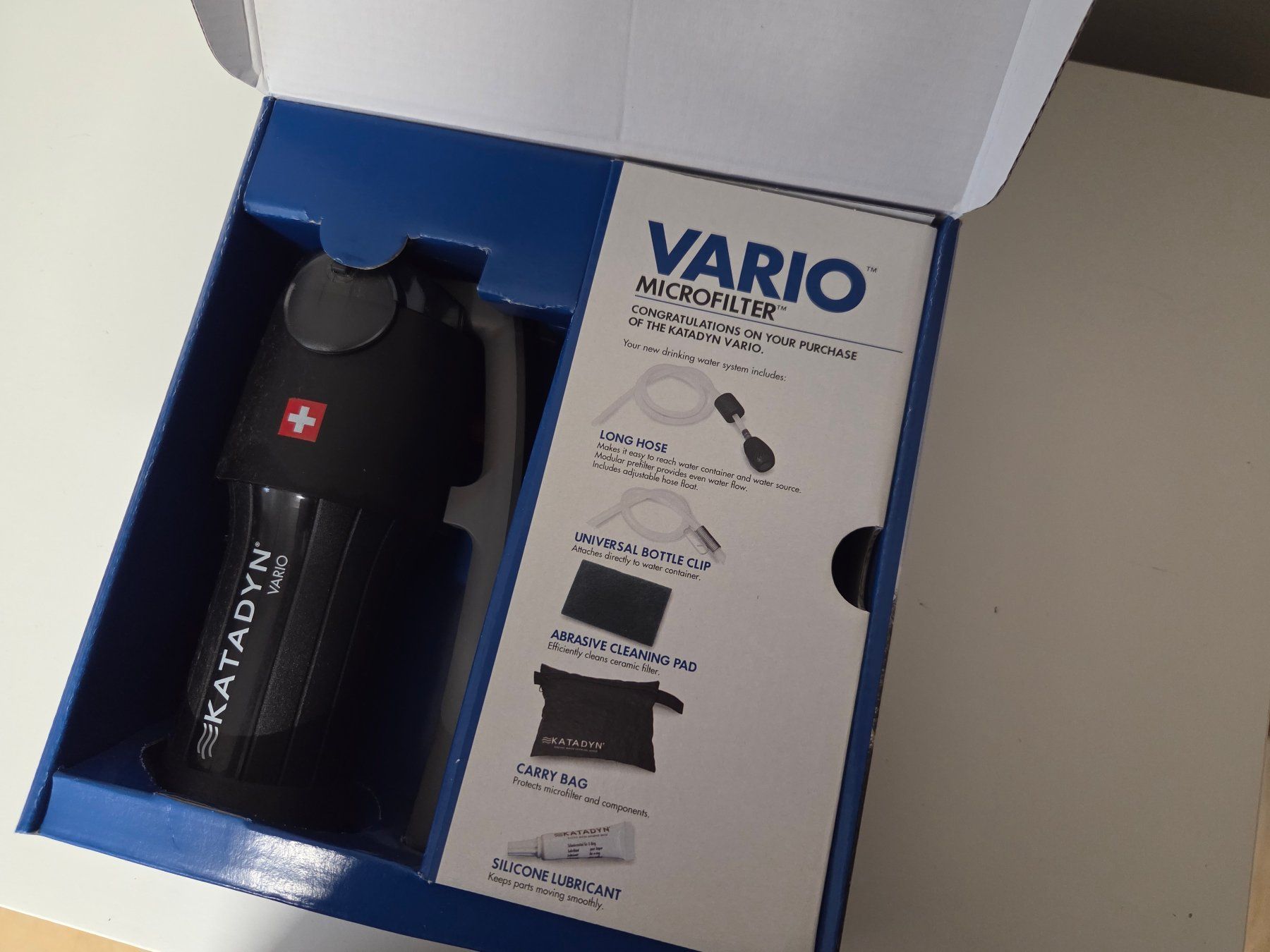 Katadyn Sanitär: NEU Katadyn Vario Wasserfilter Microfilter originalverpackt – Neu und originalverpackt aus wallbach von 88-Melanie 1